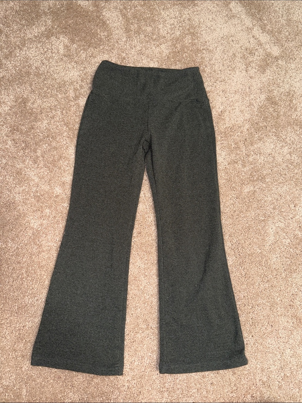 Kids Wide-Leg Sweatpants Joggers in Dark Gray
